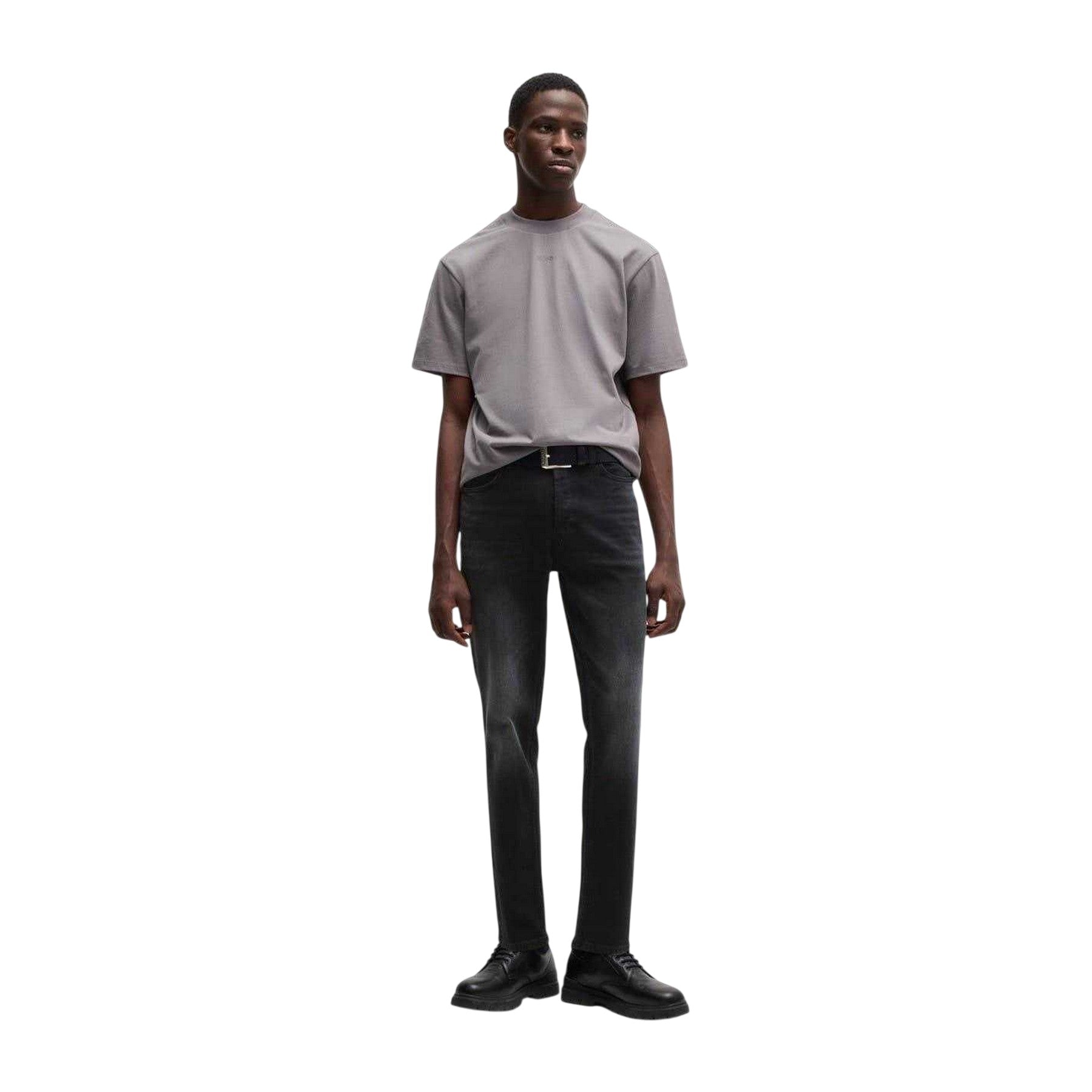 Black - Lifestyle - Hugo Mens Denim 5 Pockets Jeans