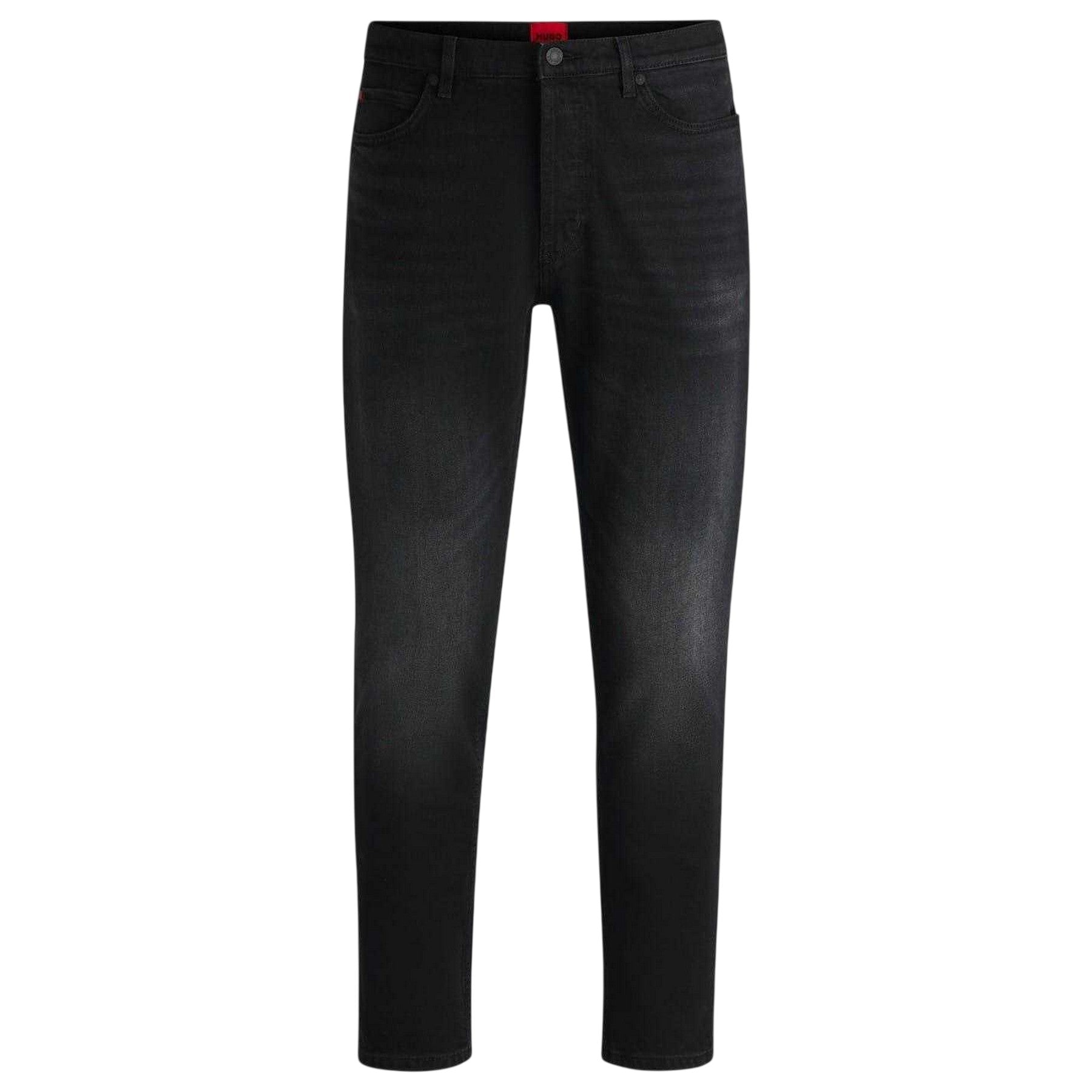 Black - Front - Hugo Mens Denim 5 Pockets Jeans