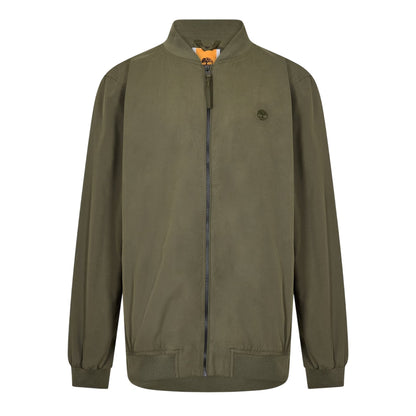 Leaf Green - Front - Timberland Mens Water Repellent Bomber Jacket