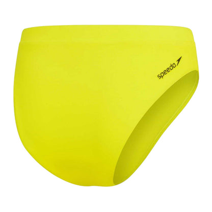 Yellow - Back - Speedo Womens-Ladies High Waist Swim Briefs