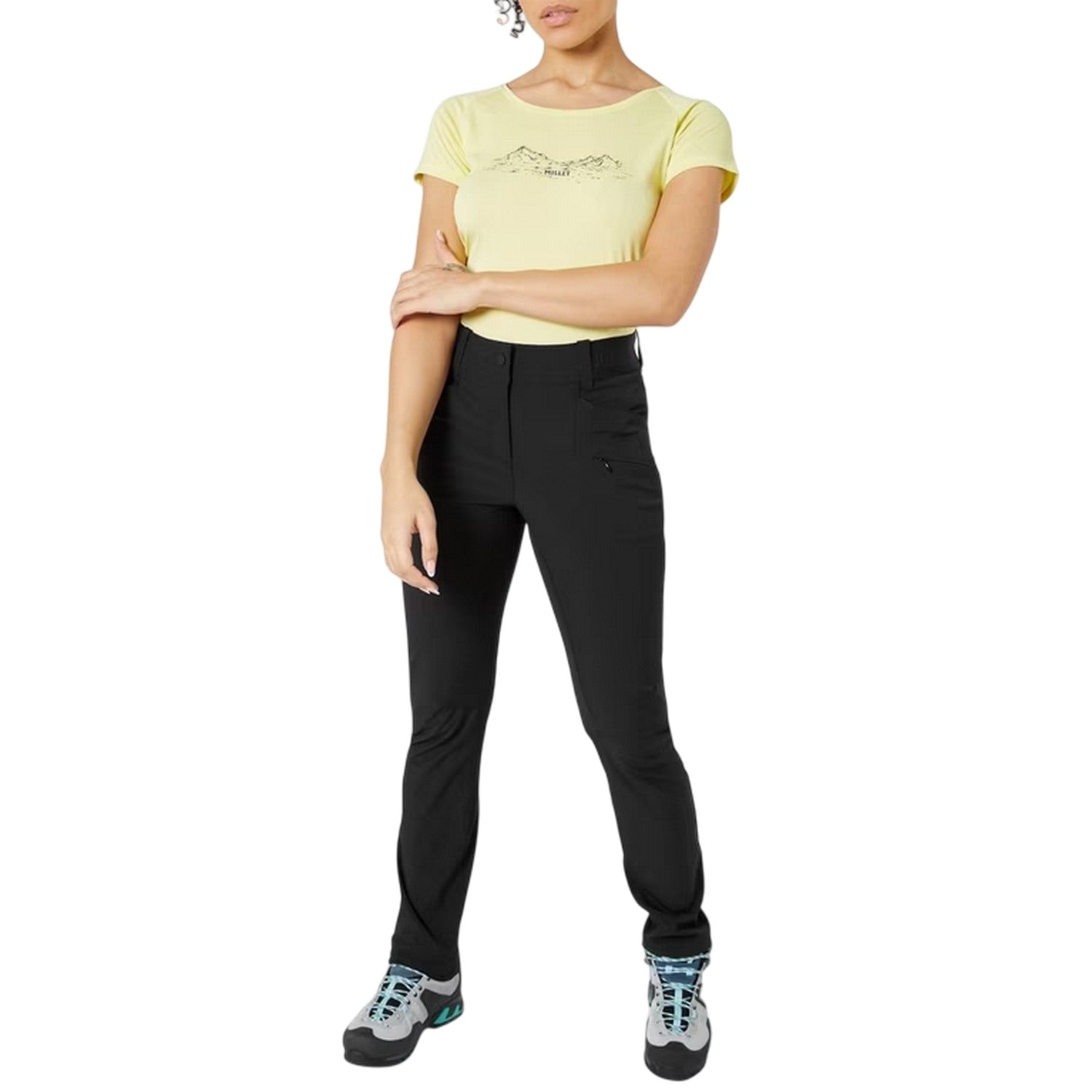 Black - Lifestyle - Millet Womens-Ladies Wanaka Walking Trousers
