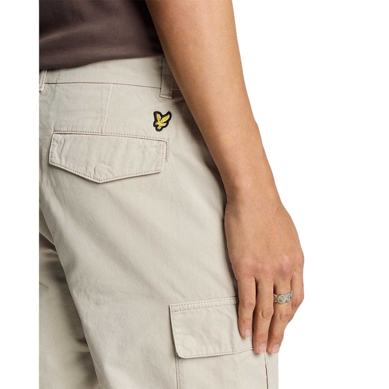 Cove - Side - Lyle & Scott Mens Relaxed Fit Cargo Trousers