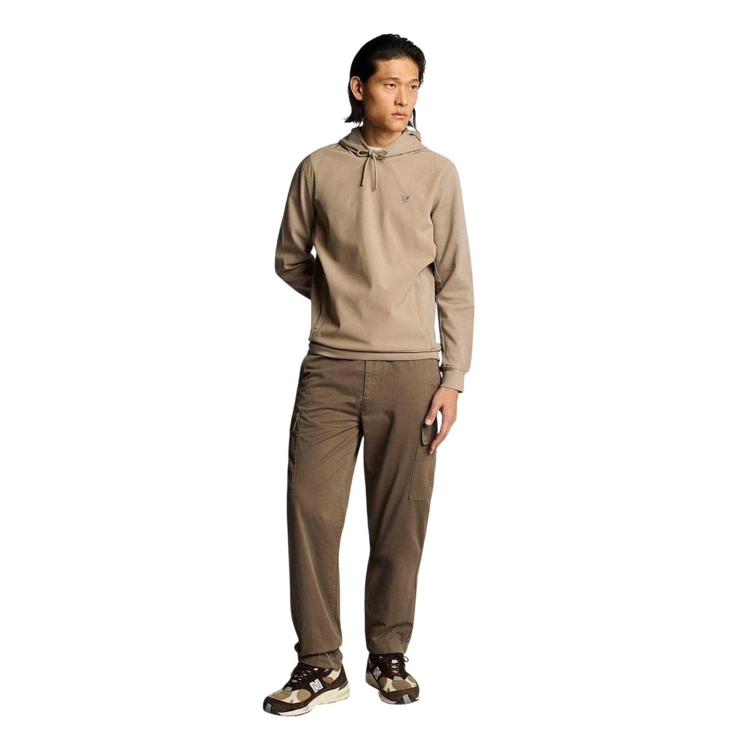 Khaki Ash - Lifestyle - Lyle & Scott Mens Relaxed Fit Cargo Trousers