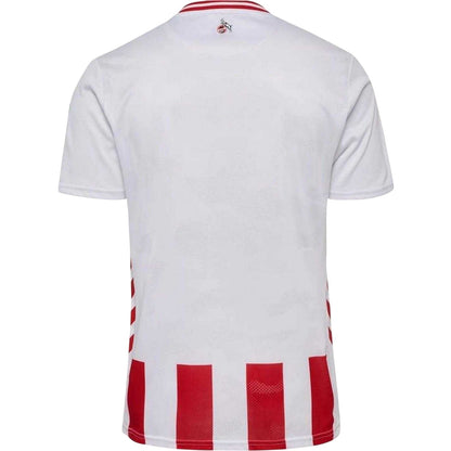 White-Red - Back - FC Koln Mens 2025-26 Home Shirt