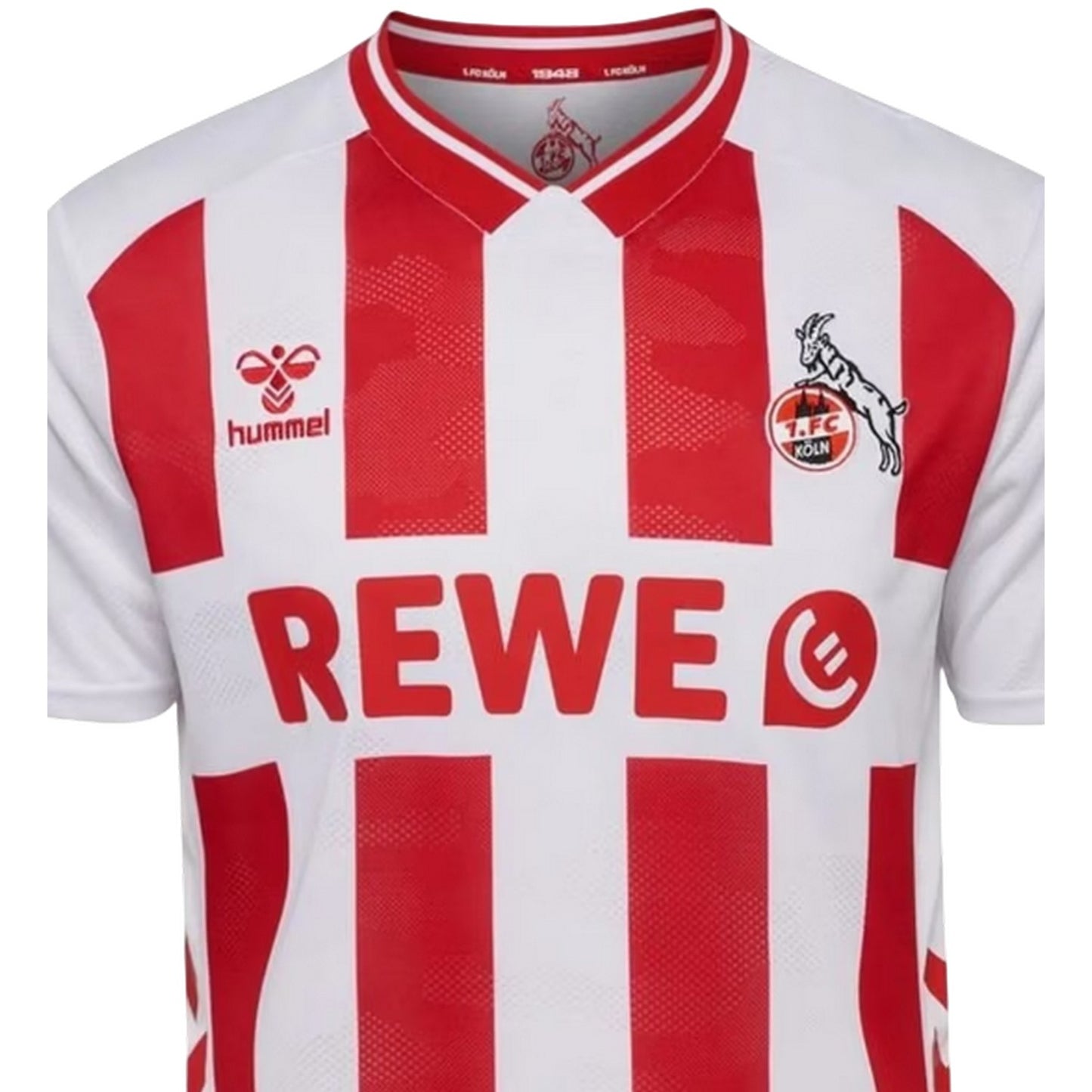 White-Red - Side - FC Koln Mens 2025-26 Home Shirt