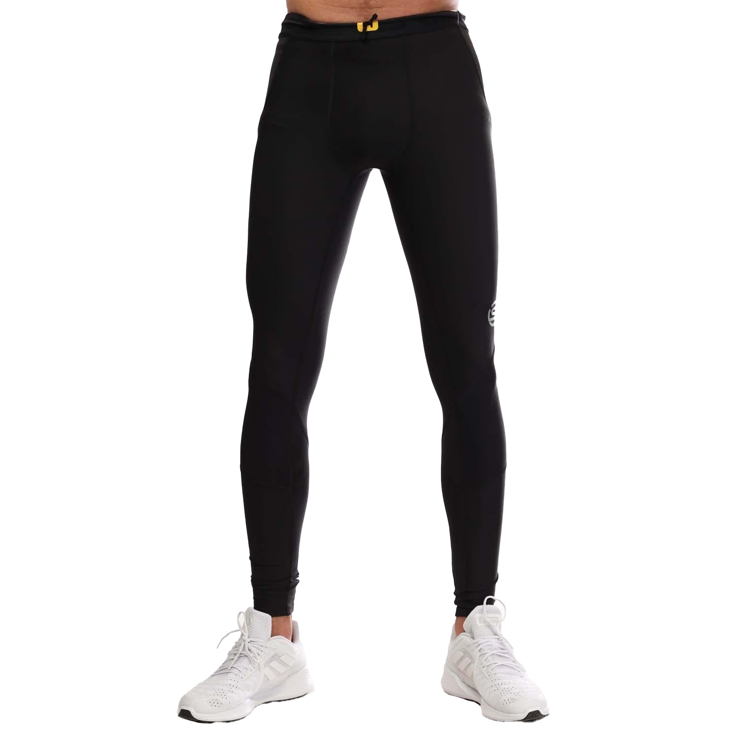 Black - Front - Skins Mens Series-3 Long Tights
