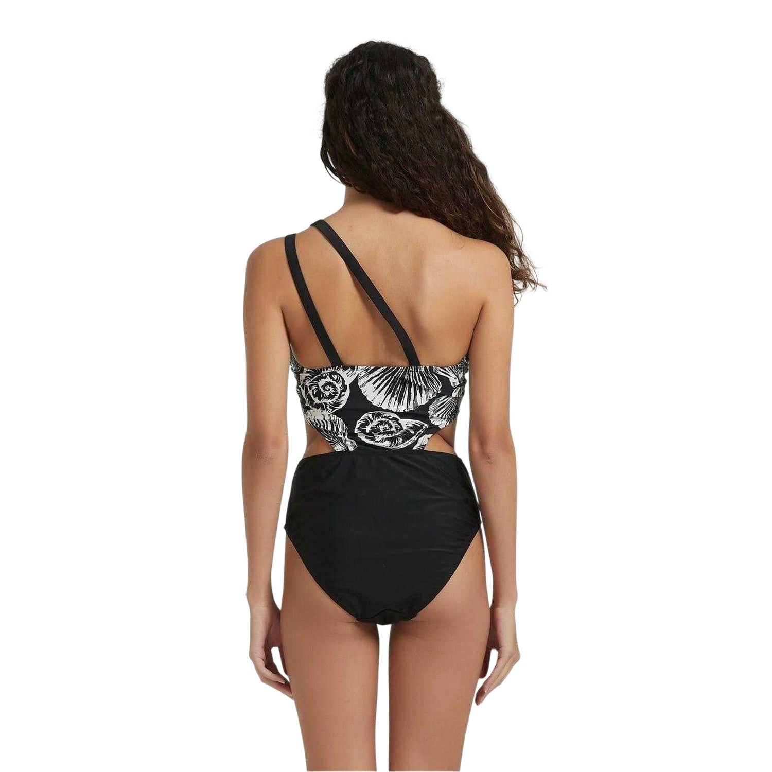 Shell - Back - Be You Womens-Ladies Seashells One Piece Swimsuit