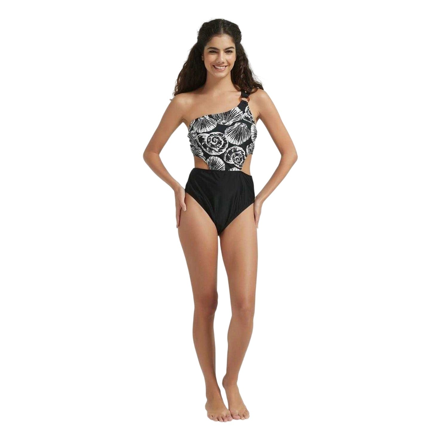 Shell - Lifestyle - Be You Womens-Ladies Seashells One Piece Swimsuit
