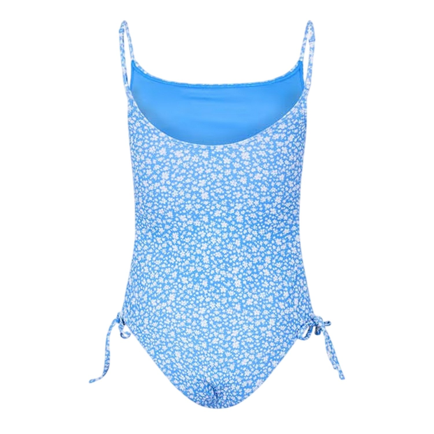 Marina Blue - Back - Jack Wills Womens-Ladies Ruched One Piece Swimsuit
