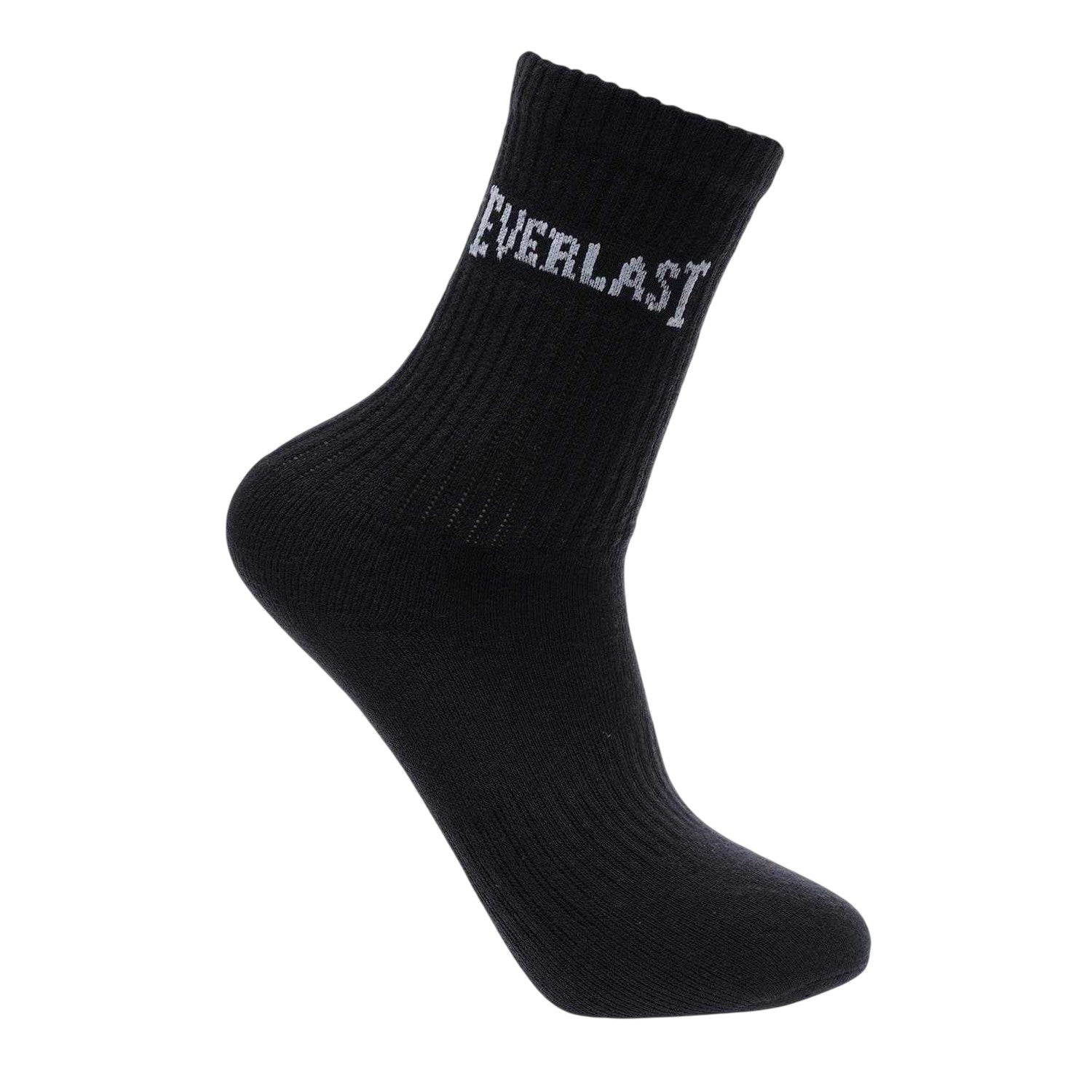 Black - Back - Everlast Childrens-Kids Crew Socks (Pack of 3)