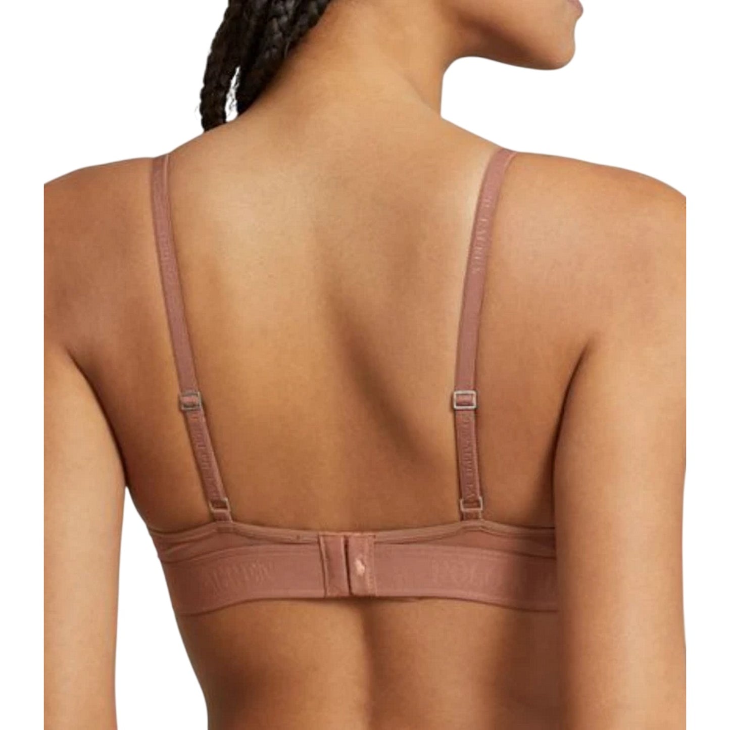 Terracotta - Back - Ralph Lauren Womens-Ladies Polo Mesh Breathable Bra