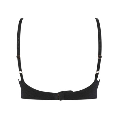 Jet Black - Back - Ted Baker Womens-Ladies All Over Logo T-Shirt Bra