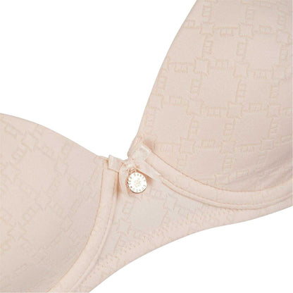 Peach Blush - Side - Ted Baker Womens-Ladies All Over Logo T-Shirt Bra