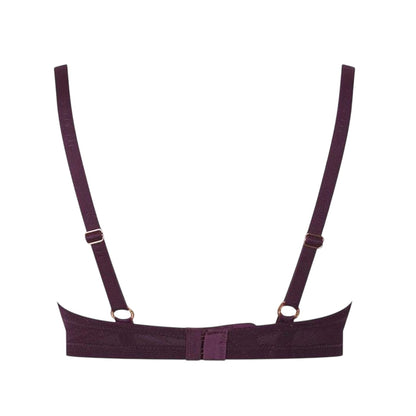 Maroon - Back - Ted Baker Womens-Ladies Floral Push Up Bra
