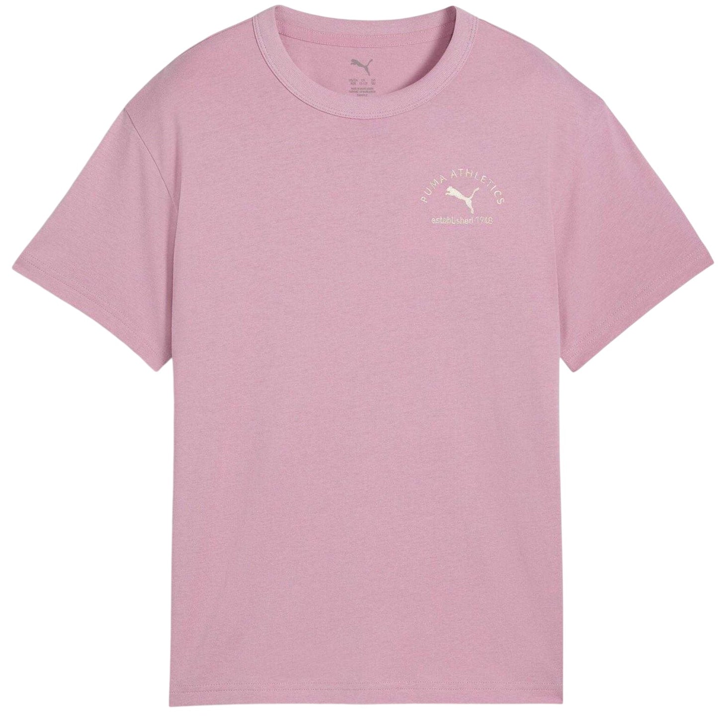 Pink - Front - Puma Childrens-Kids Class Relaxed Fit T-Shirt