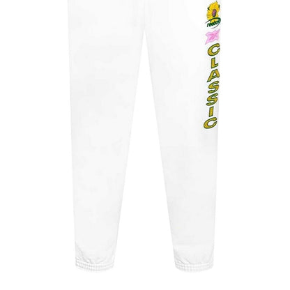 White - Lifestyle - Reebok Unisex Adult Classic Graphic Print Relaxed Fit Jogging Bottoms