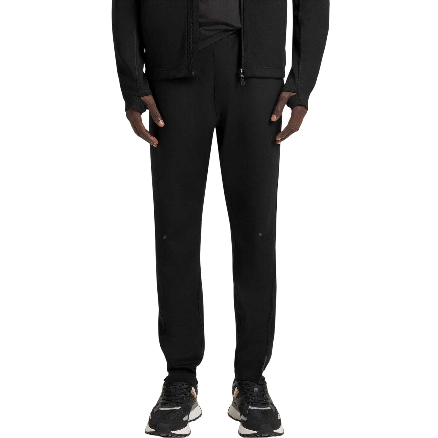 Black - Front - Boss Mens Active Jogging Bottoms