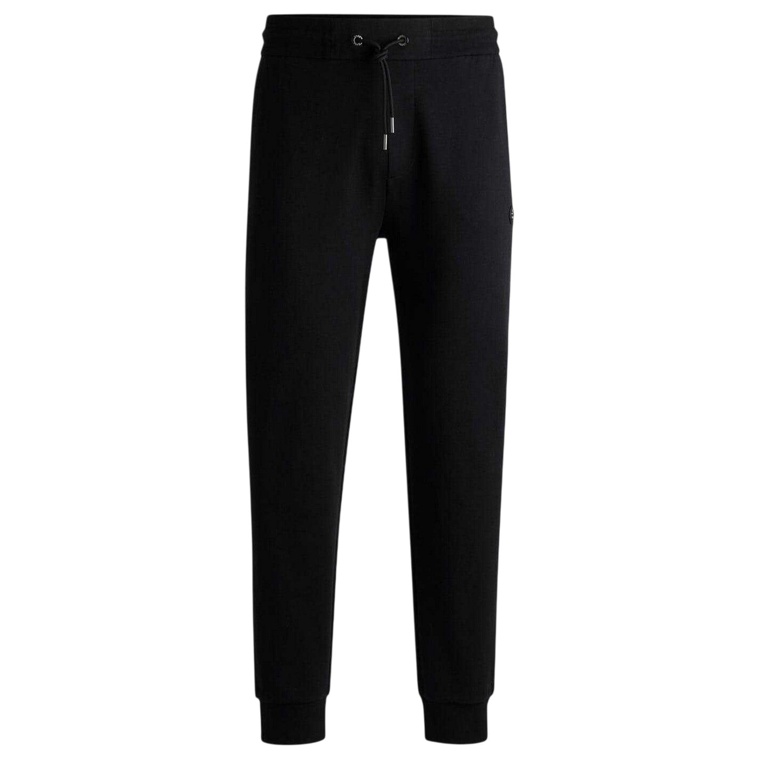 Black - Front - Hugo Boss Mens Cuffed Jogging Bottoms