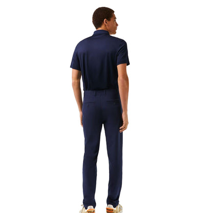 Blue - Back - Lacoste Mens Stretch Sports Chinos