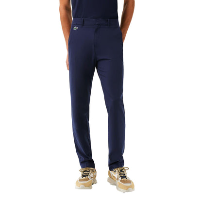 Blue - Side - Lacoste Mens Stretch Sports Chinos