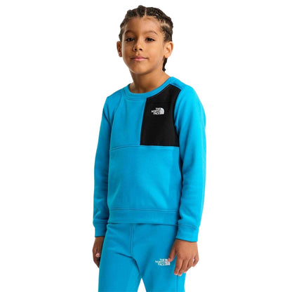 Glacier Blue - Side - The North Face Childrens-Kids Performance Tracksuit Set