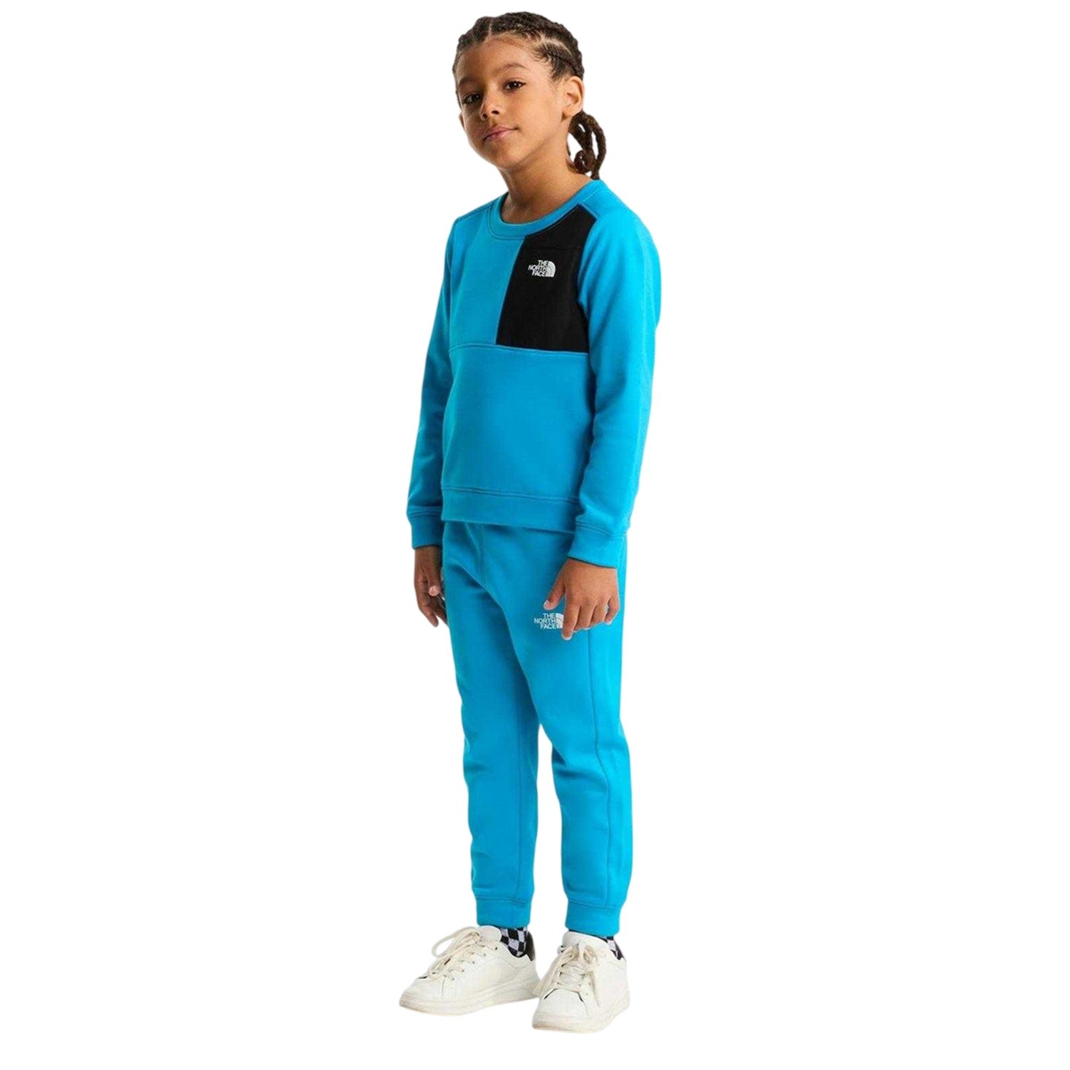Glacier Blue - Pack Shot - The North Face Childrens-Kids Performance Tracksuit Set