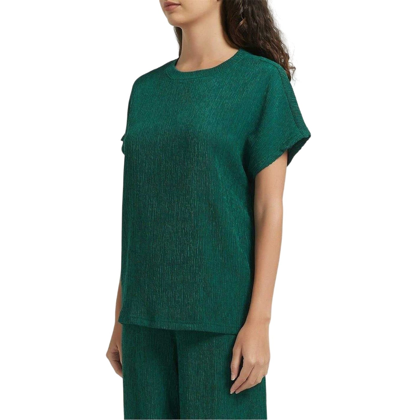 Green - Back - Be You Womens-Ladies Relaxed Fit Co-ord Set