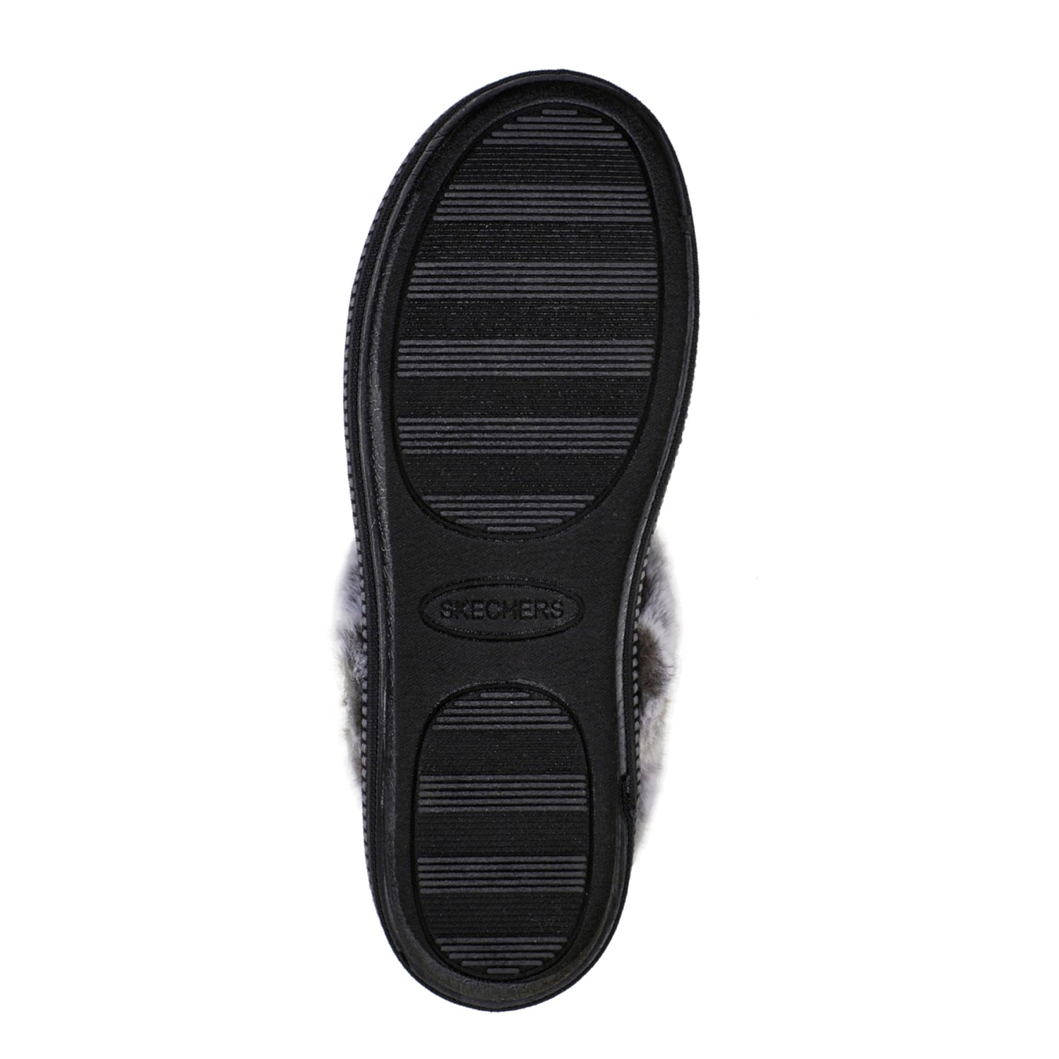 Black - Lifestyle - Skechers Girls Cozy Campfire Team Toasty Faux Fur Lined Flat Slippers