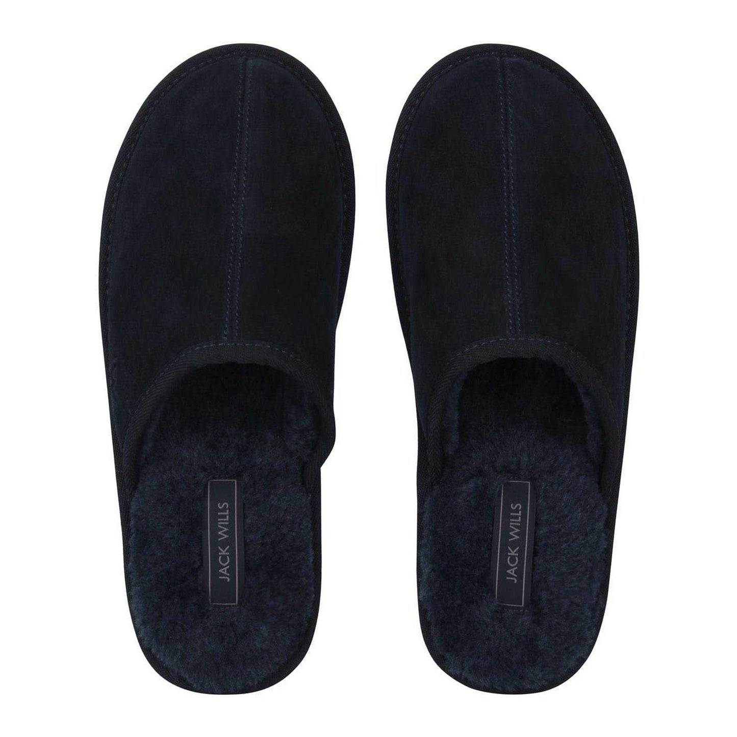 Navy - Lifestyle - Jack Wills Mens Suede Mule Slippers