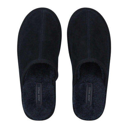 Navy - Lifestyle - Jack Wills Mens Suede Mule Slippers
