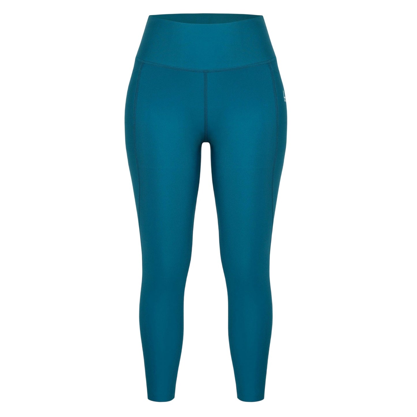 Turquoise - Front - LA Gear Womens-Ladies Reflective Detail High Waist Leggings