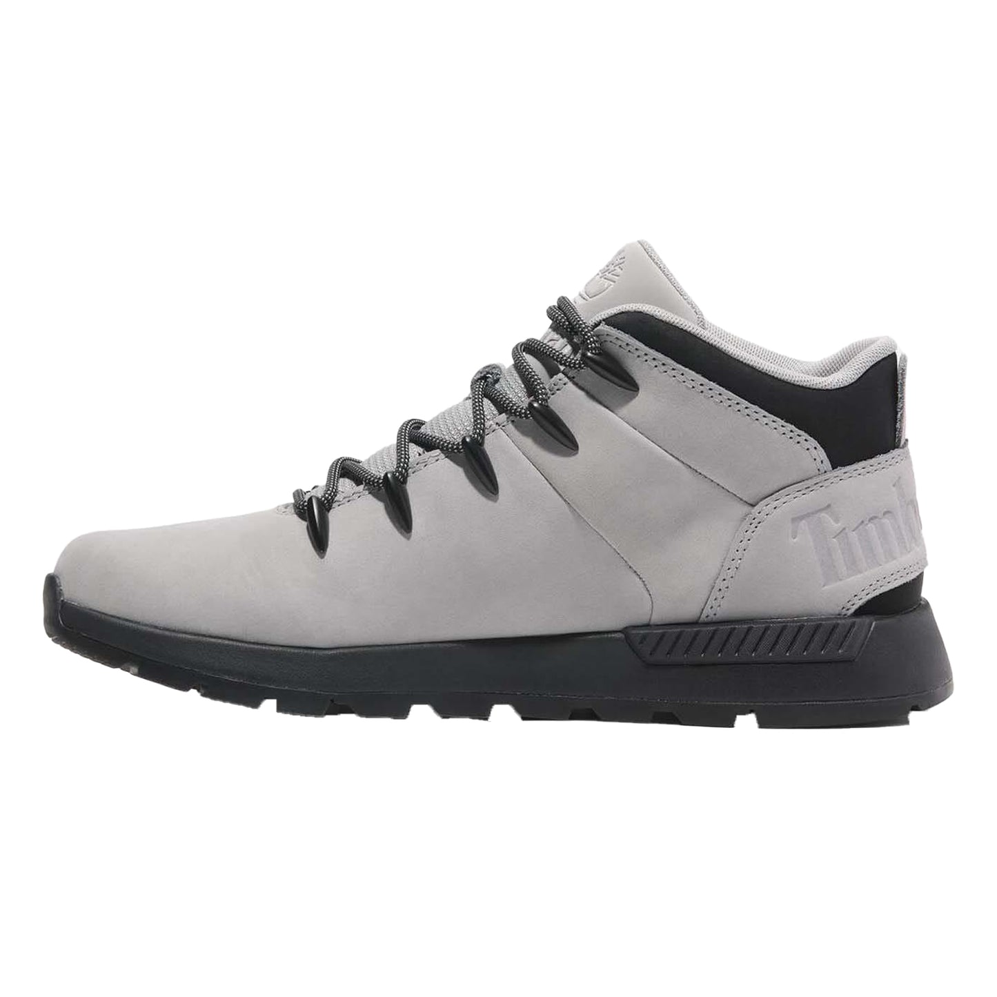 Grey - Back - Timberland Mens Sprint Trekker Leather Mid Cut Boots