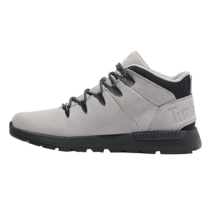 Grey - Back - Timberland Mens Sprint Trekker Leather Mid Cut Boots
