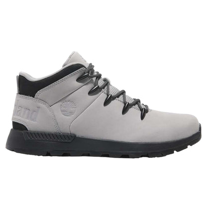 Grey - Side - Timberland Mens Sprint Trekker Leather Mid Cut Boots
