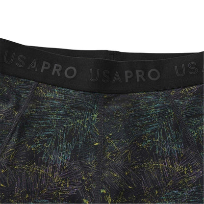Black - Lifestyle - USA Pro Girls Pro Patterned Tight Training Leggings