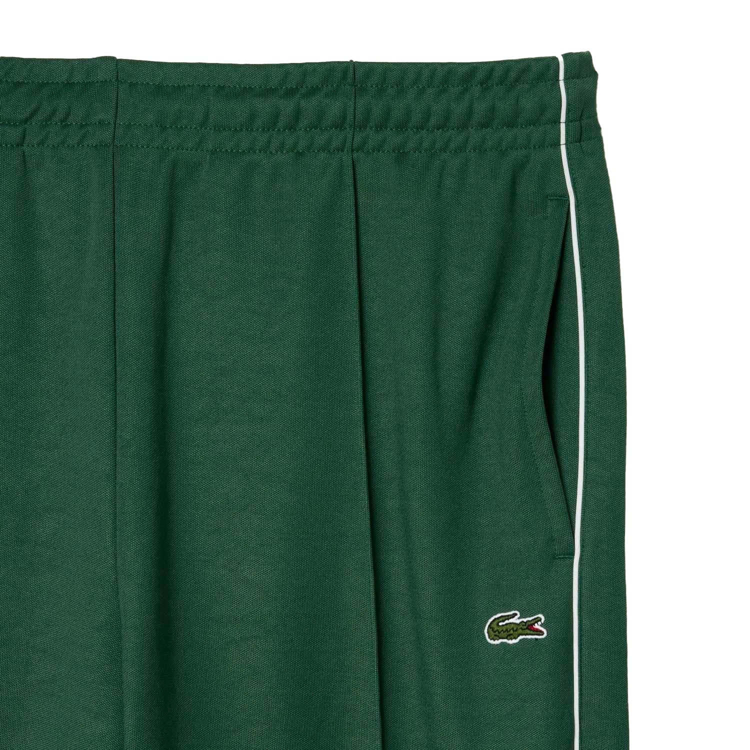 Green - Side - Lacoste Mens Paris Pique Jogging Bottoms