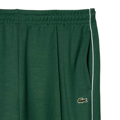 Green - Side - Lacoste Mens Paris Pique Jogging Bottoms