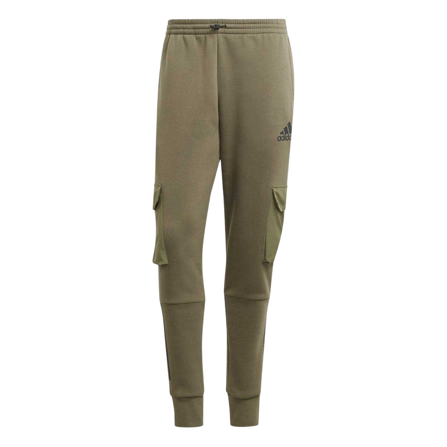 Khaki - Front - Adidas Mens Utility Jogging Bottoms