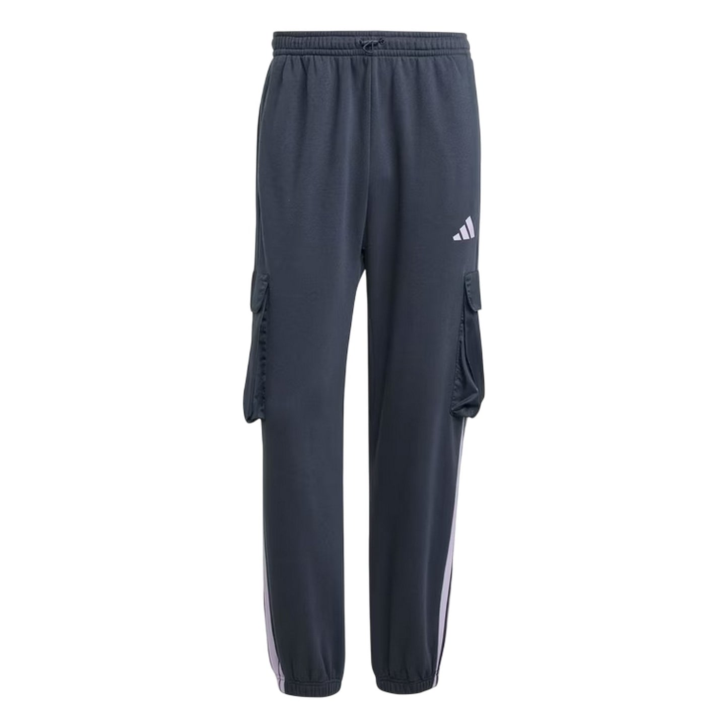 Navy - Front - Adidas Mens Utility Jogging Bottoms