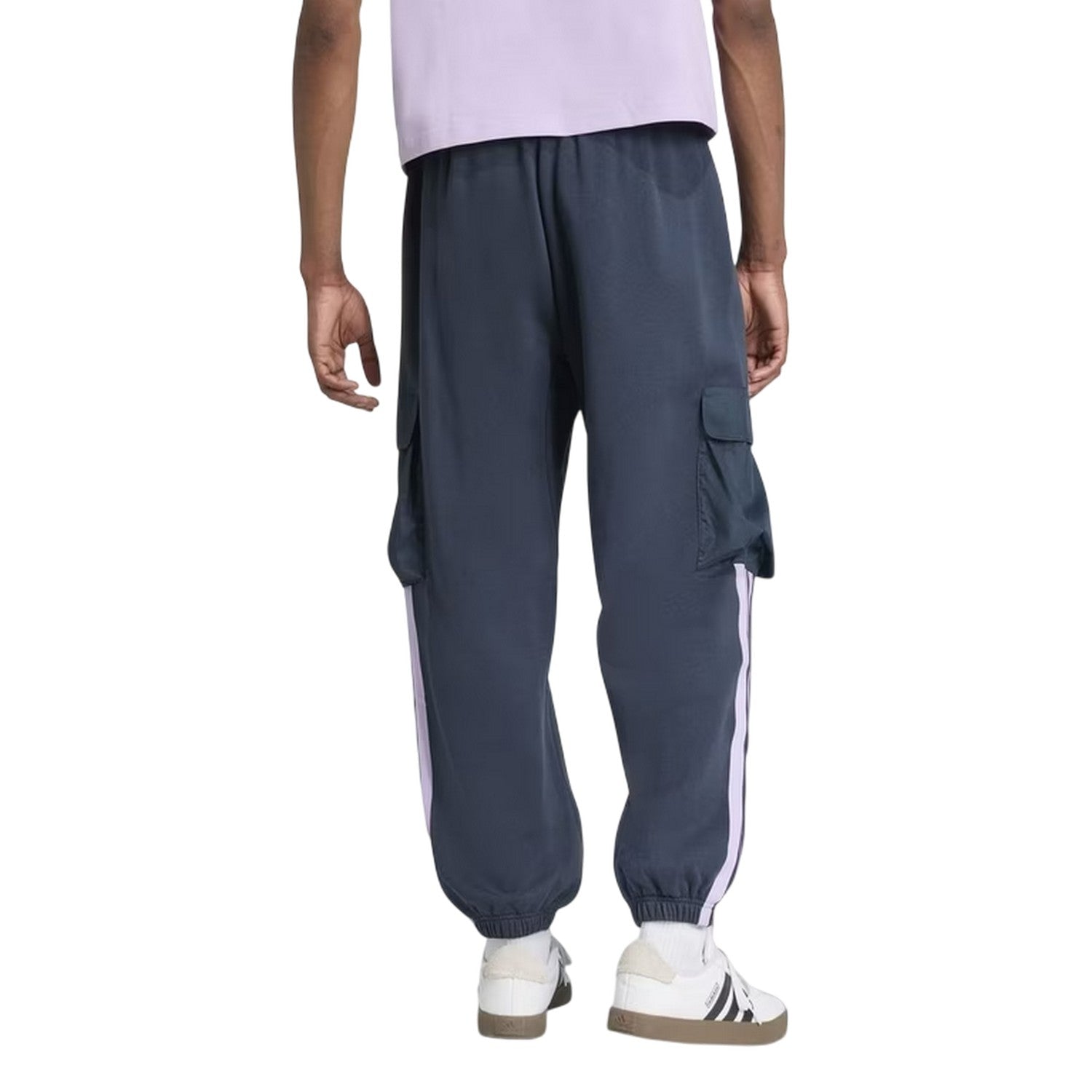 Navy - Back - Adidas Mens Utility Jogging Bottoms