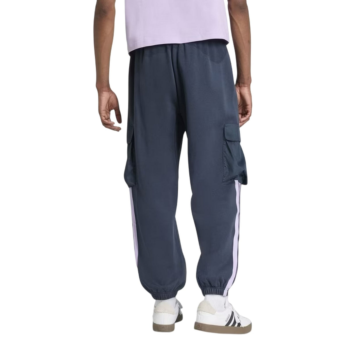 Navy - Back - Adidas Mens Utility Jogging Bottoms