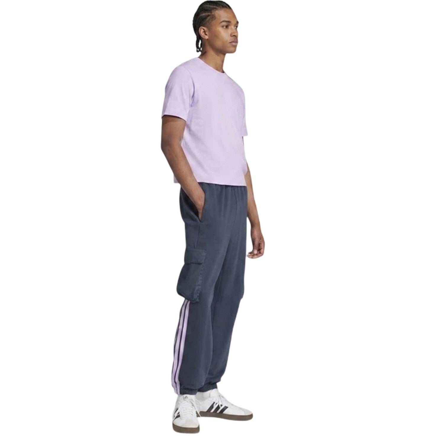 Navy - Pack Shot - Adidas Mens Utility Jogging Bottoms
