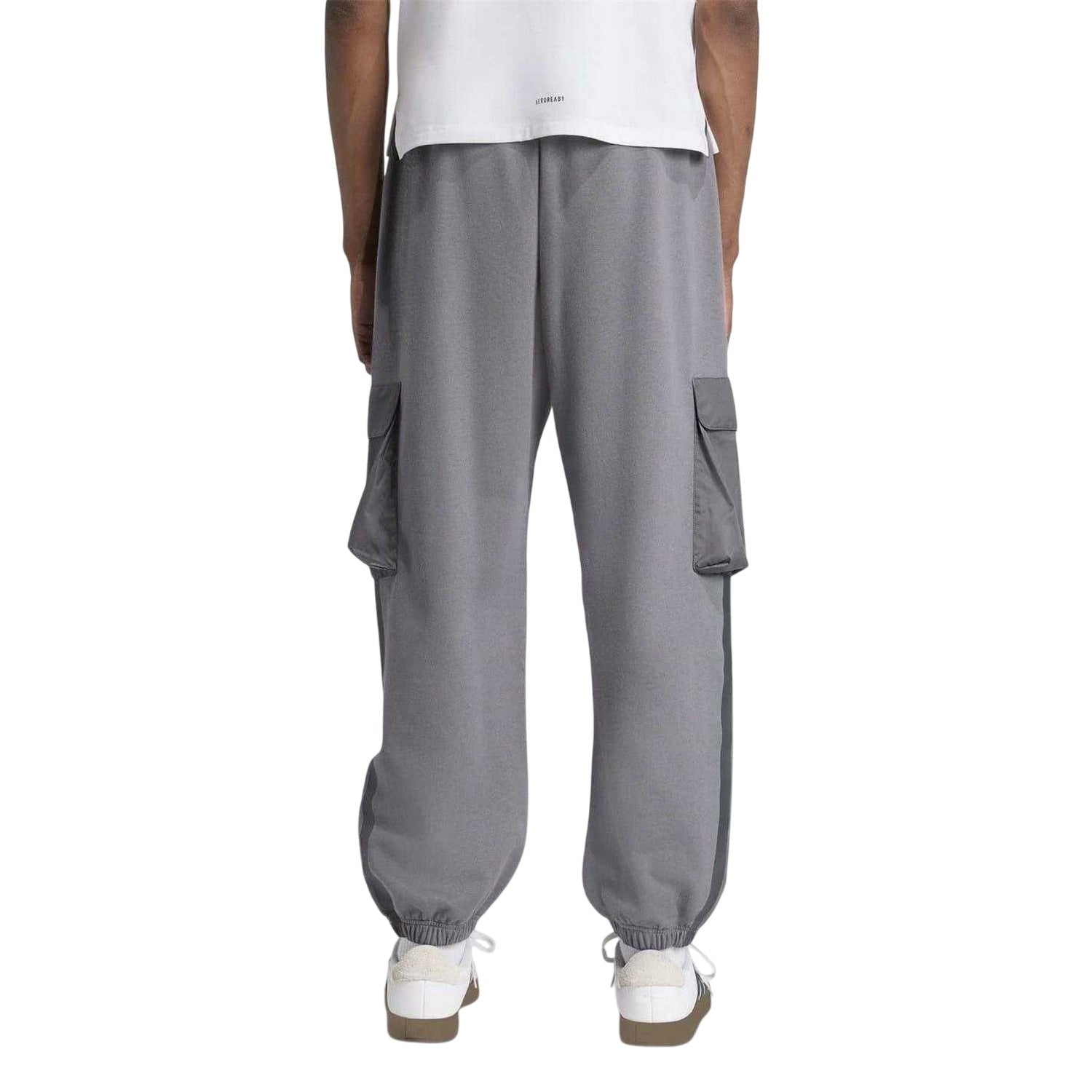Carbon - Back - Adidas Mens Utility Jogging Bottoms