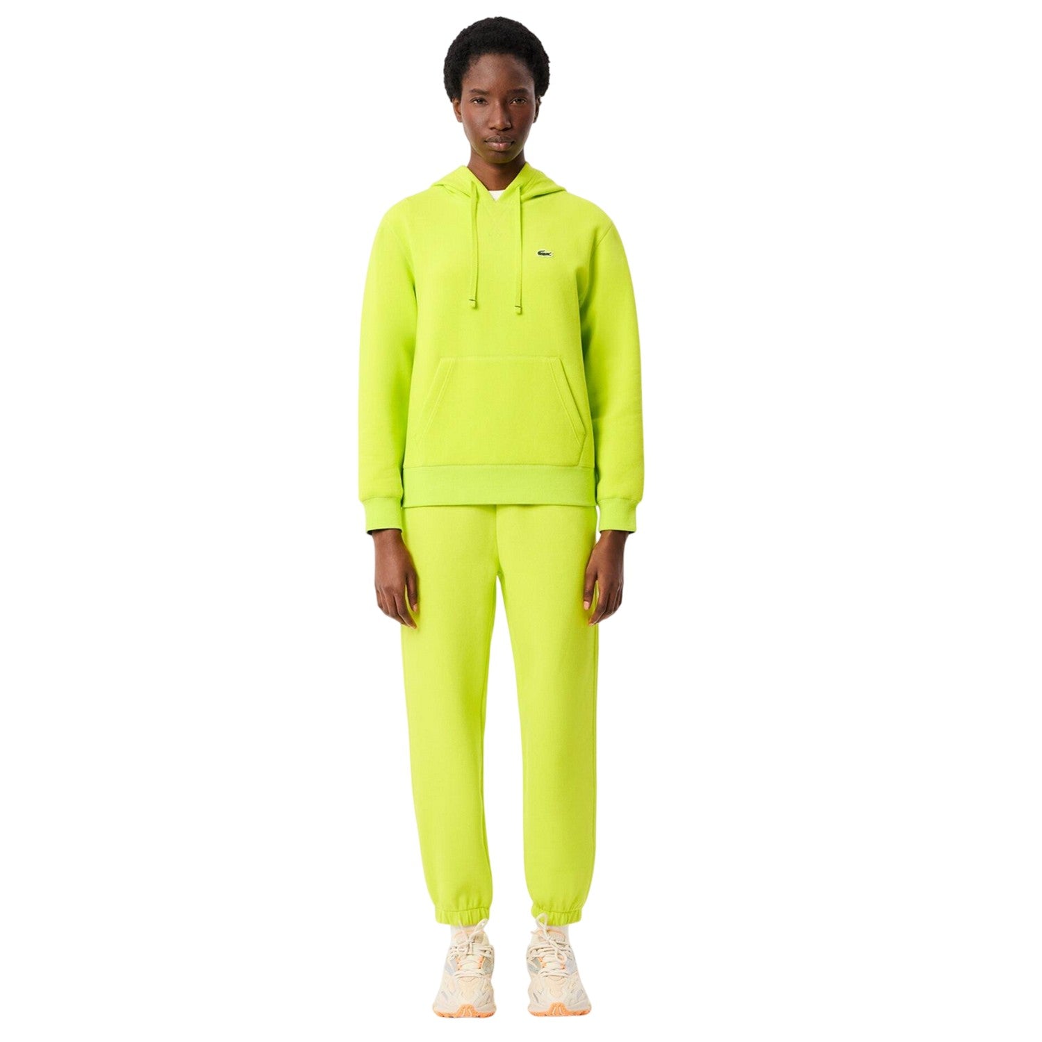 Green - Lifestyle - Lacoste Womens-Ladies Pique Jogging Bottoms