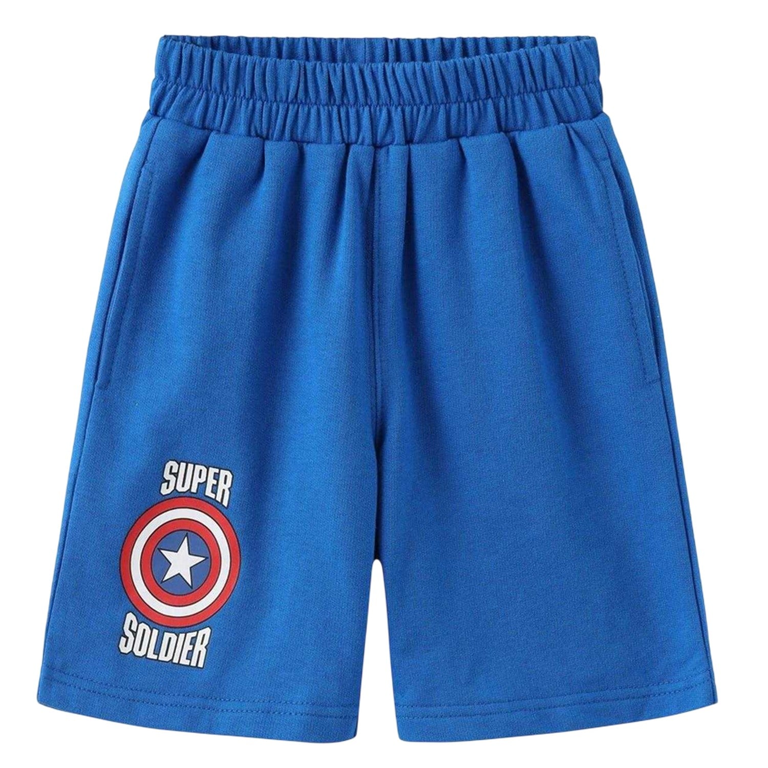 White-Blue - Lifestyle - Captain America Childrens-Kids Captain America & Falcon T-Shirt & Shorts Set
