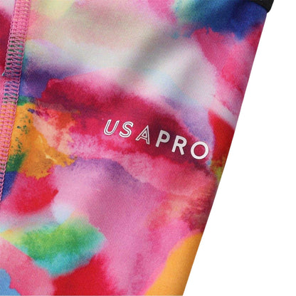 Multicoloured - Pack Shot - USA Pro Girls Pro Brush Training Leggings