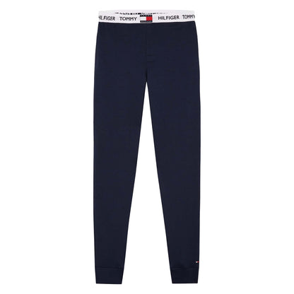 Blue - Front - Tommy Hilfiger Mens Organic Cotton Logo Jogging Bottoms