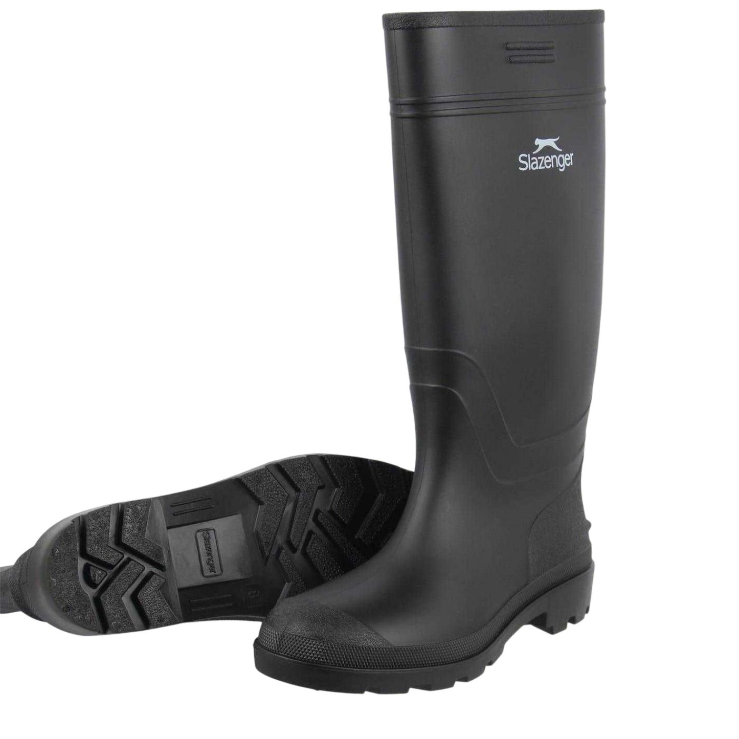 Black - Side - Slazenger Mens Wellington Boots