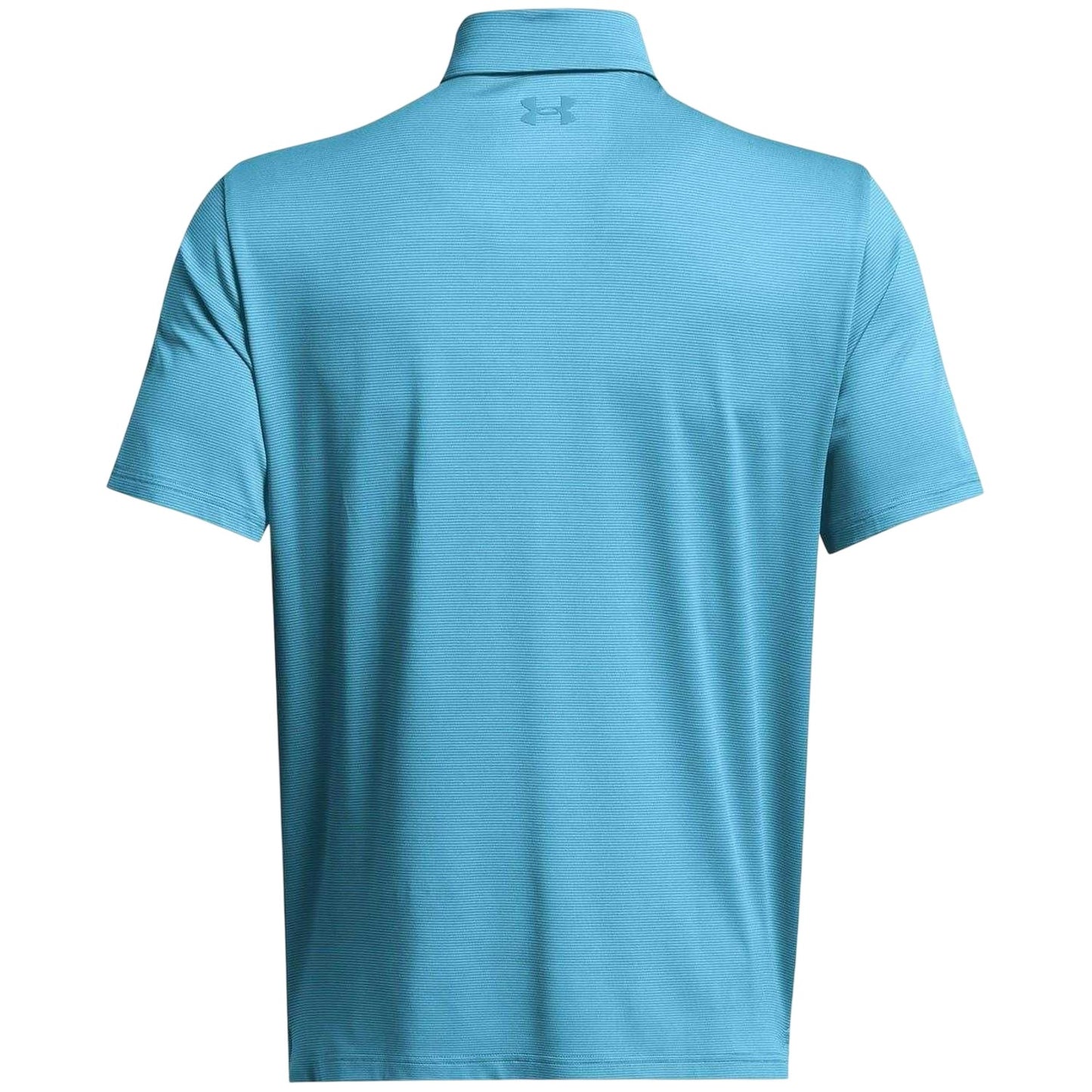 Light Blue - Back - Under Armour Mens Striped Collared Golf Polo Shirt