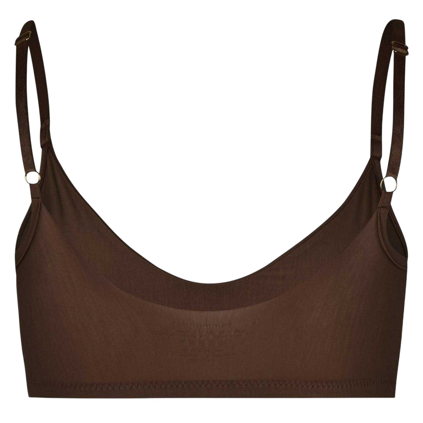 Cinnamon - Back - Command Womens-Ladies Butter V Neck Bralette